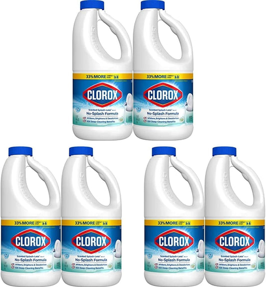 Cameo - Colorox Splash-less Bleach Concentrated Formula  Clean Linen 40 Ounce Bottle (pack Of 6)  Colorox Liquid Bleach For Laundry