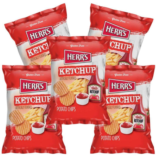 Cameo - Herrs Ketchup Flavored Potato Chips, 1 Oz. Bag (42 Pack) 1 Ounce (pack Of 42)