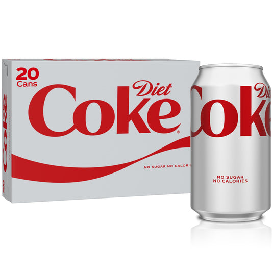 Diet Coke, 12 Fl Oz, 20 Pack