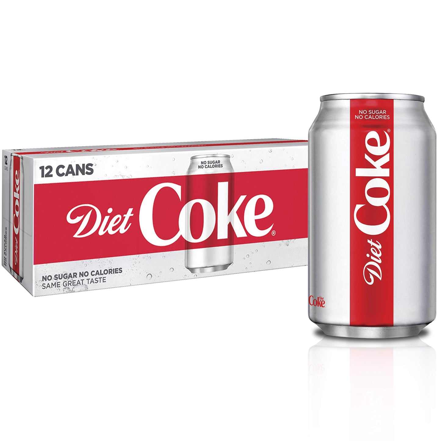 Diet Coke Soda Soft Drink, 12 Fl Oz, 12 Pack