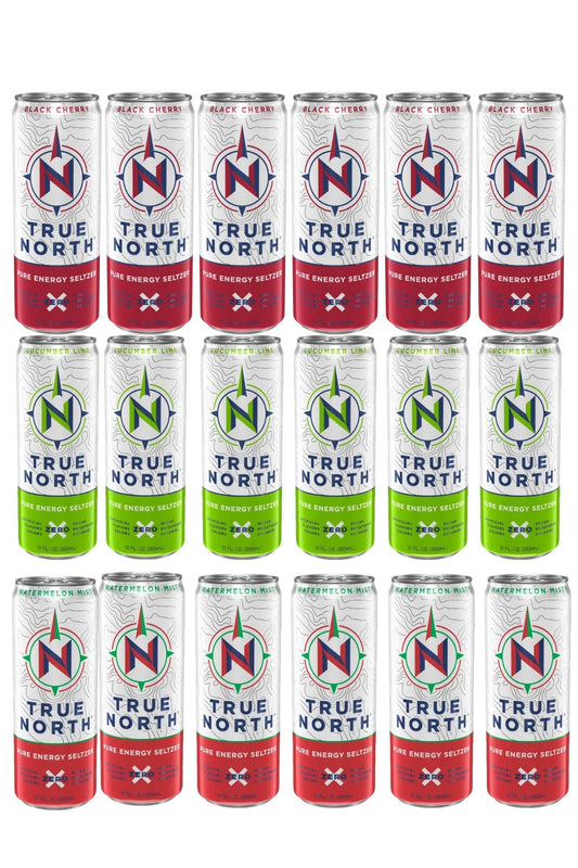 Cameo Selection - True N, Pure Energy Seltzer, 12oz Variety Pack (pack Of 18)