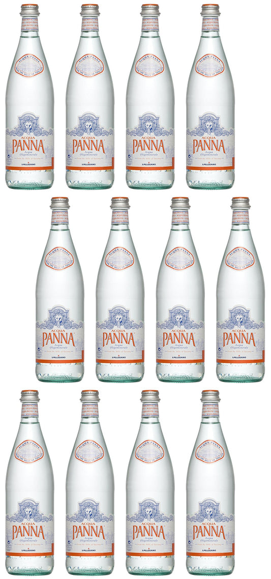 Acqua Panna Natural Spring Water 25.36 Fluid Ounce (75cl) Glass Bottles (pack Of 12)  Italian Import  25.36 Fl Oz (pack Of 12)