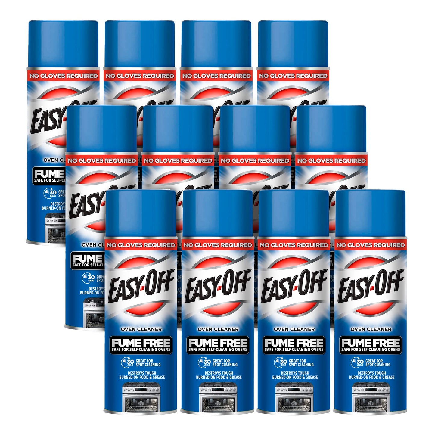 Easy-off 178 Oven Cleaner Fume Free Max Aerosol, 16 Oz, (pack Of 12)