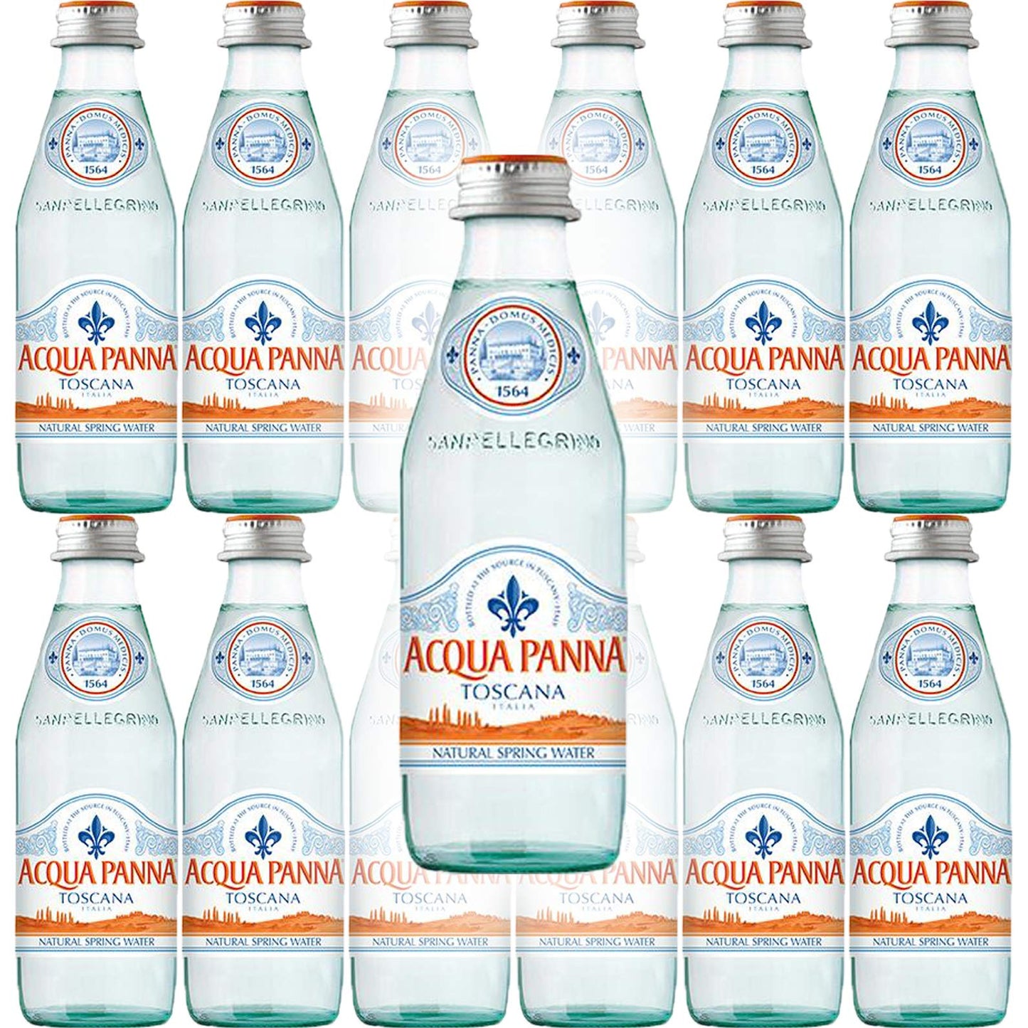 Acqua Panna Toscana Spring Water, 8.8oz Glass Bottle (pack Of 12, Total Of 105.6 Oz) 8.8 Fl Oz (pack Of 12)