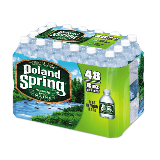 Poland Spring Half Pint Natural Spring Water, 8 Fl Oz (pack Of 48) Missing Flavor 8 Fl Oz (pack Of 48)