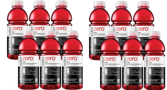 Vitamin Water Zero, Acai-blueberry-pomegranate - Xxx, 20oz Bottle (pack Of 6, Total Of 120 Oz) (2-pack)- Gia Vi Pho Bac 3.33 Fl Oz (pack Of 6)