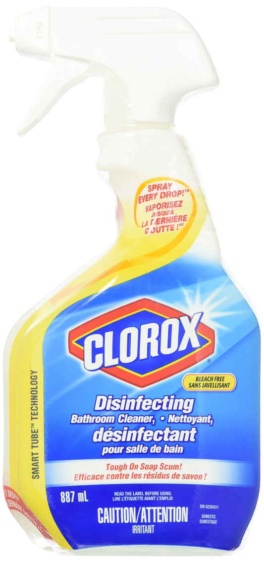 Clorox Disinfecting Bathroom Cleaner Spray - 30 Oz - 2 Pk, Packaging May Vary 1.88 Pound (pack Of 2)