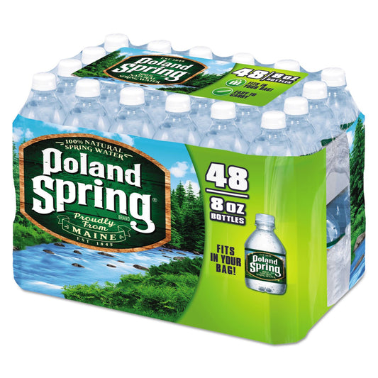 Nestle Waters 1098091 Natural Spring Water, 8 Oz Bottle, 48 Ct