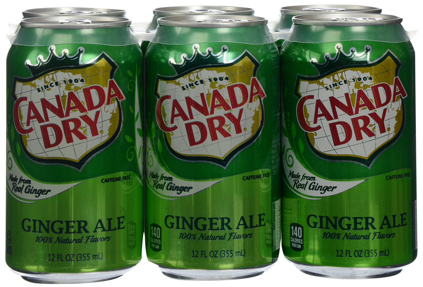 Canada Dry Ginger Ale, 6pk, 12 Oz