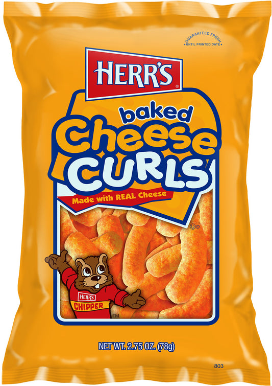 Herrs Cheese Curls, 2.75 Ounce (pack Of 20)