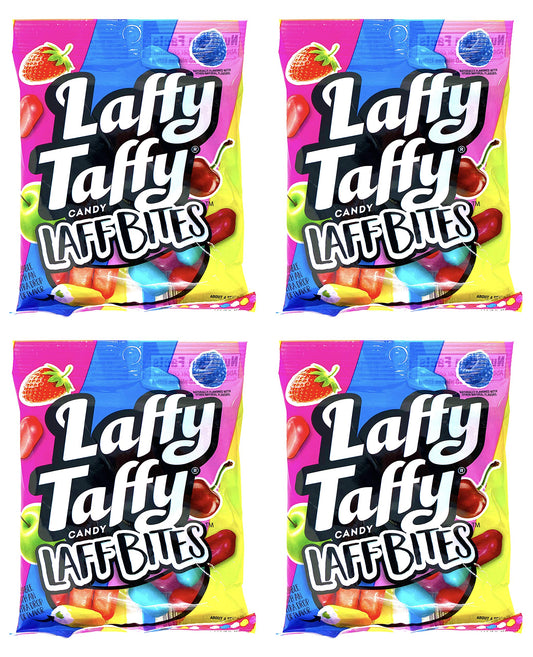 Laffy Taffy Laff Bites, 3 Pack Of 4  4.2 Ounce Bags  Laffy Taffy In A Crunchy Shell With Flavor Blast