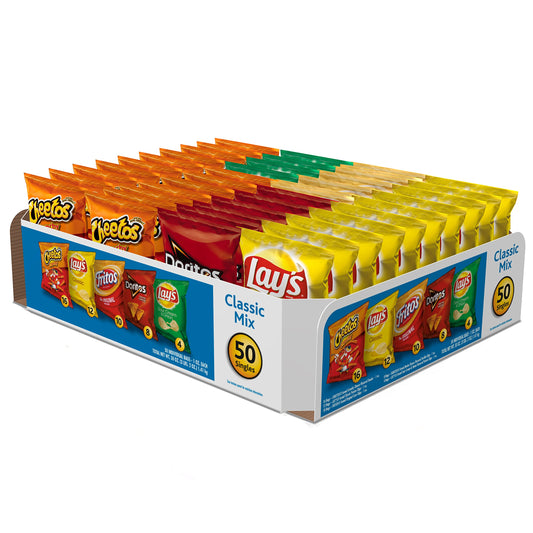 Frito-lay Classic Mix Variety Pack, 50count